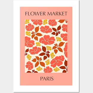 Flower Market Paris Posters and Art